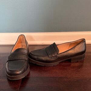 Life Stride London Black Penny Loafers Sz 8.5